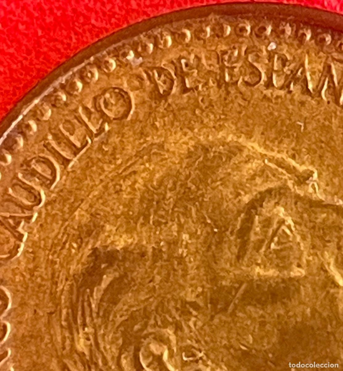 Monedas con errores: * ERROR * 1 peseta a&ntilde;o 1963*65 REPINTE QUE DEFORMA LA LEYENDA - Foto 1