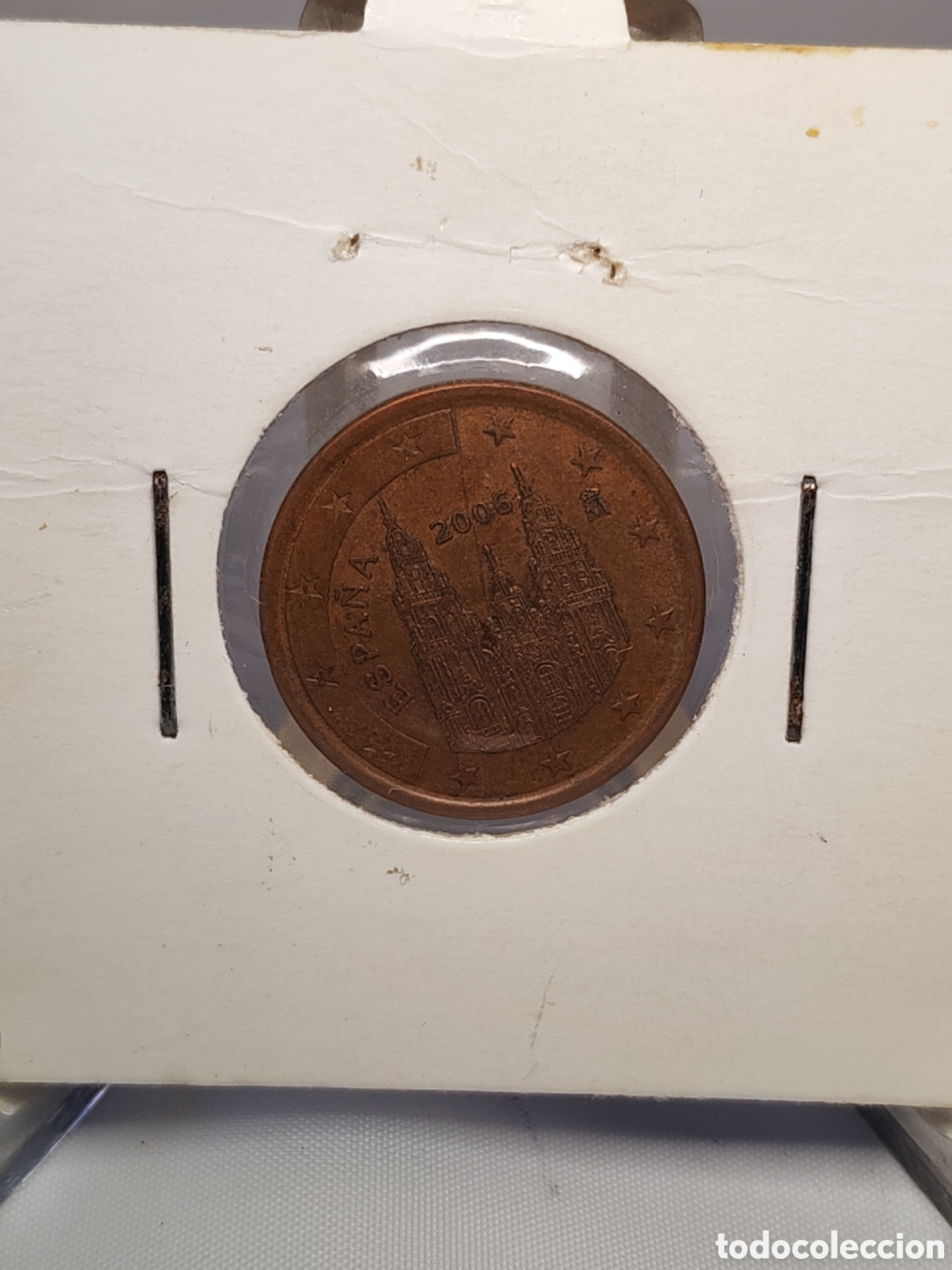 Monedas con errores: Espa&ntilde;a. 5 centimos. 2006. Error Troquel roto. - Foto 2