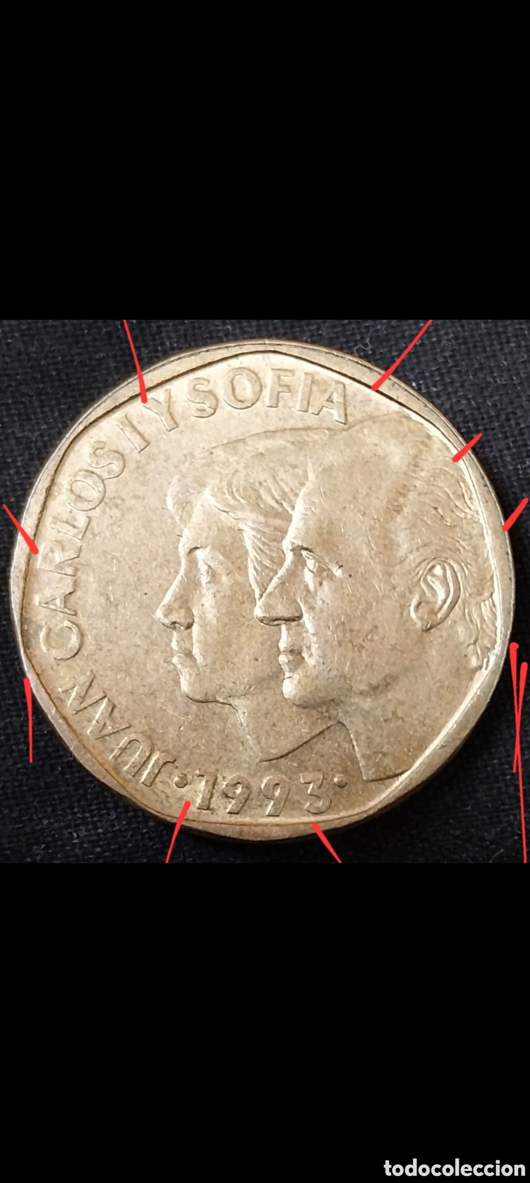 Monedas con errores: 500ptas Espa&ntilde;a 1993 Conm ERRORES - Foto 3