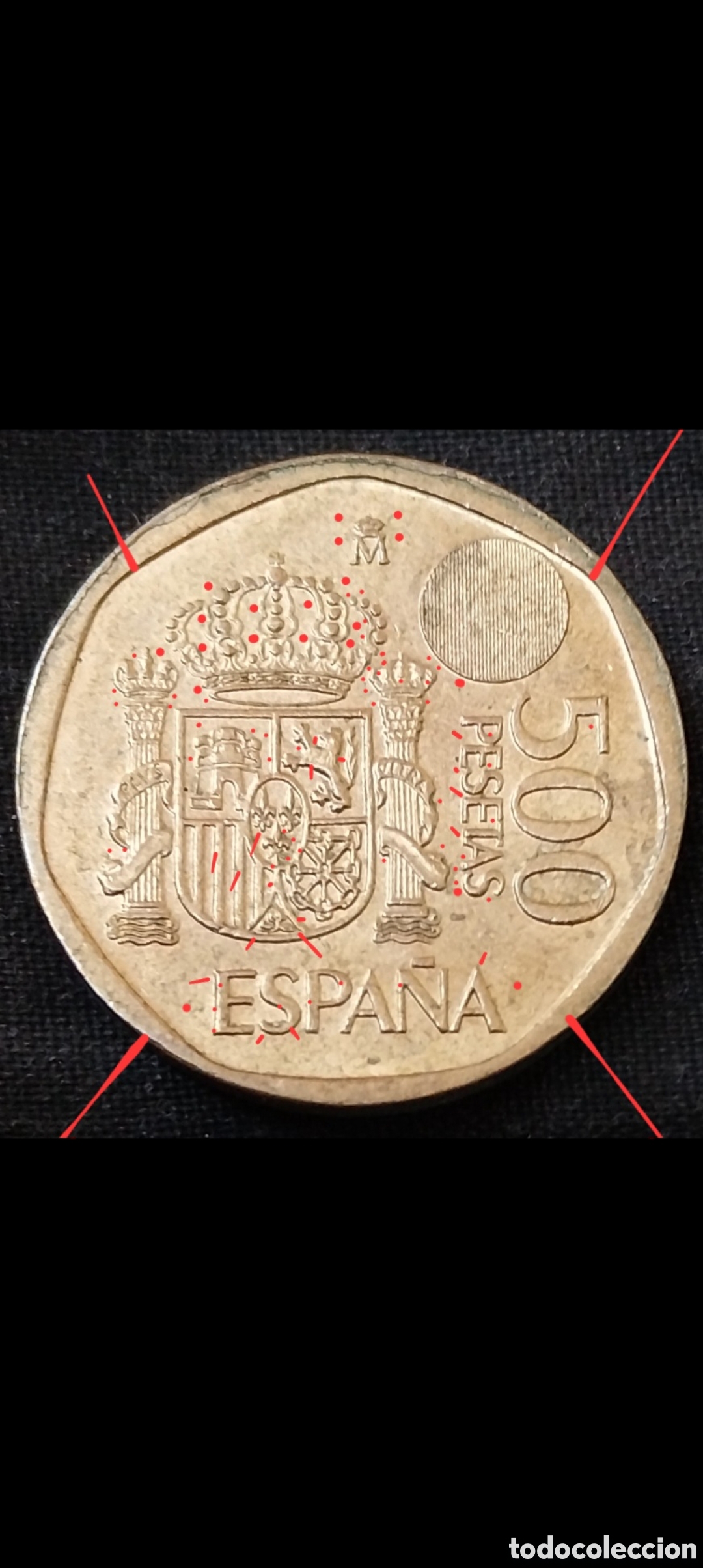 Monedas con errores: 500ptas Espa&ntilde;a 1993 Conm ERRORES - Foto 4