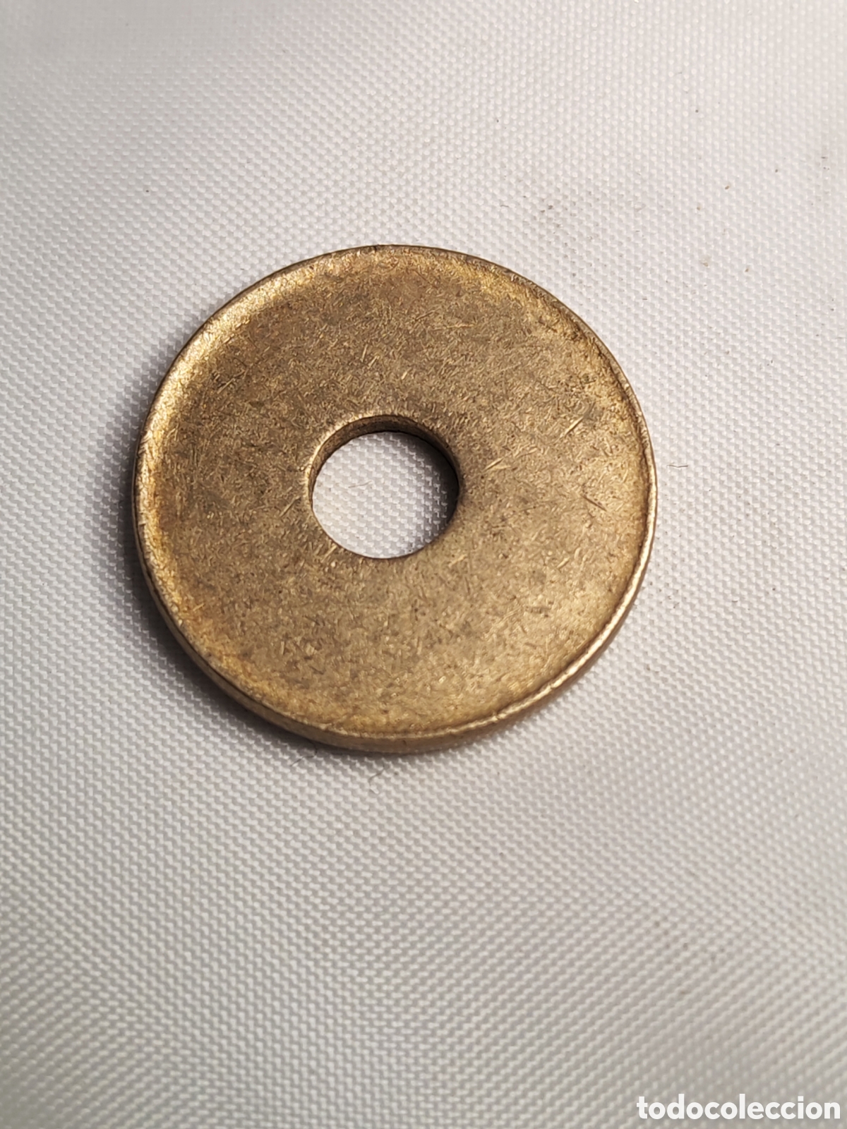 Monedas con errores: Espa&ntilde;a. 25 pesetas. Gran error. Cospel Sin acu&ntilde;ar . 4,2 gr. - Foto 1
