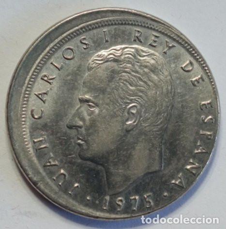 M&uuml;nzen mit Fehlern: ERROR - ACU&Ntilde;ACION DESPLAZADA EN ANVERSO Y REVERSO DE 5 PESETAS 1975 ESTRELLA 78