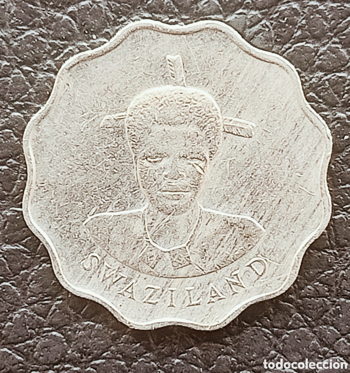 Monedas con errores: Moneda de swazilandia errores de impresi&oacute;n - Foto 1