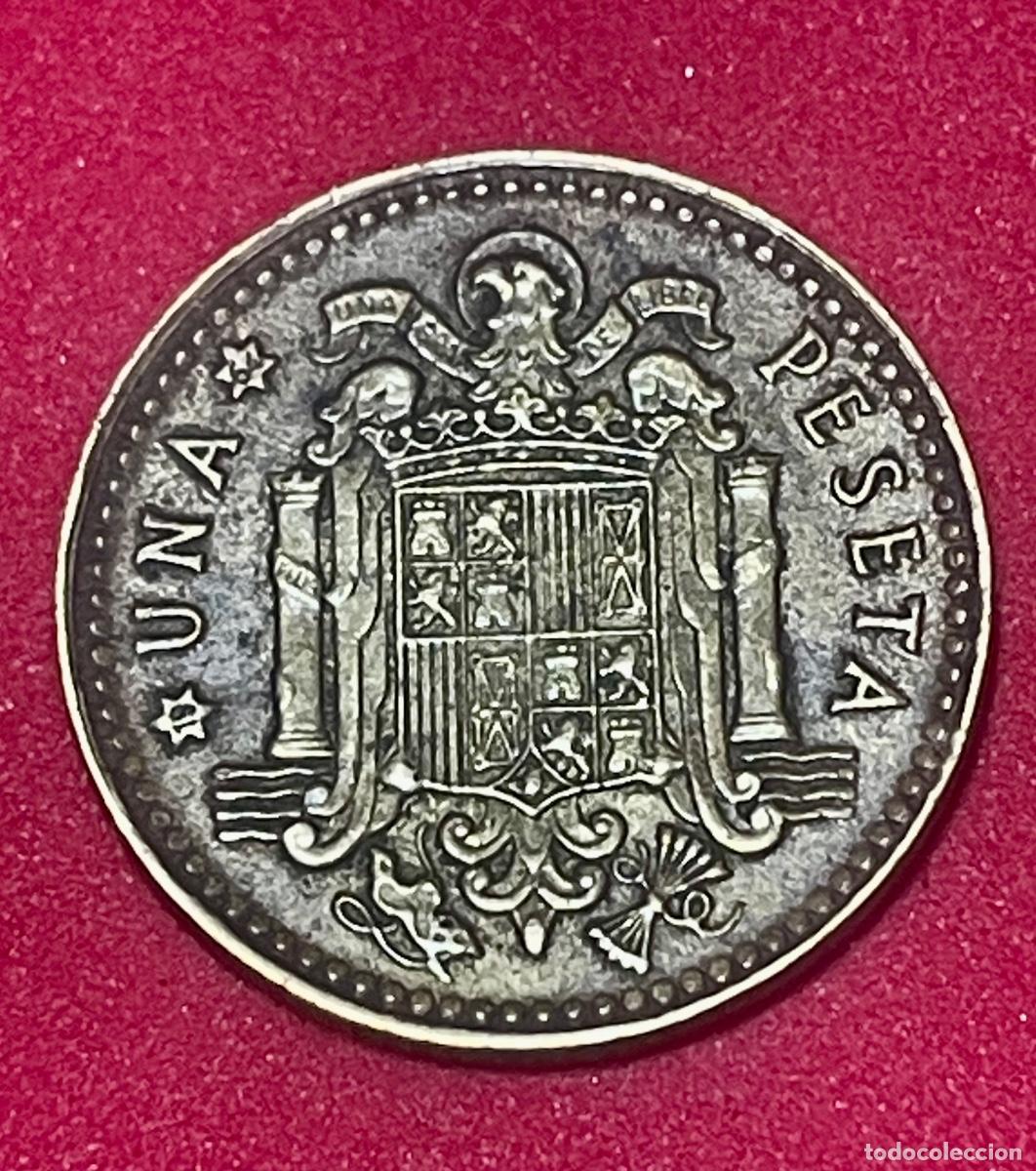 Monedas con errores: ERROR 1 peseta 1963*64. CU&Ntilde;O PARTIDO - Foto 2