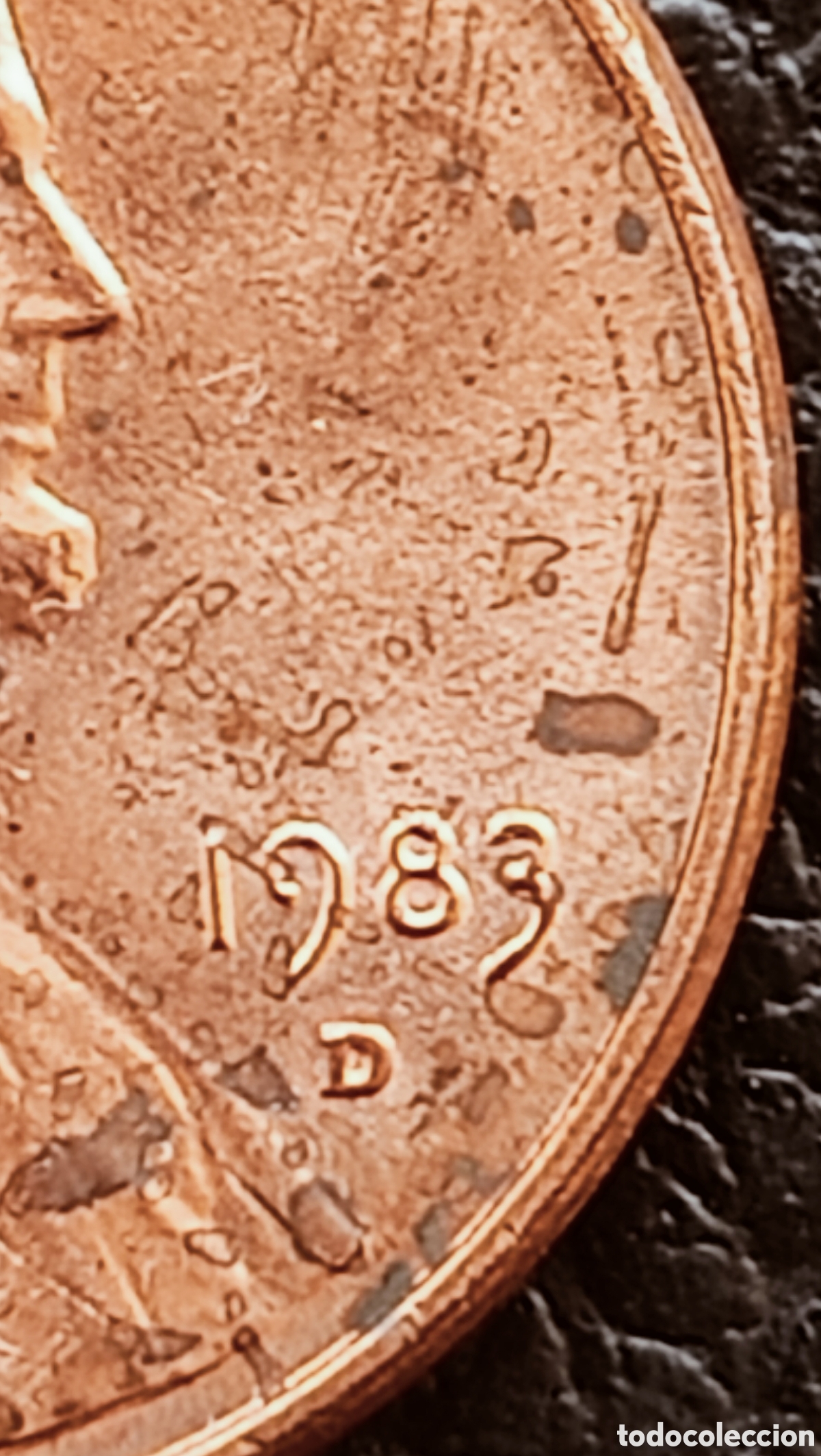 Monedas con errores: Moneda de usa 1cent 1983*D doble acu&ntilde;aci&oacute;n - Foto 25