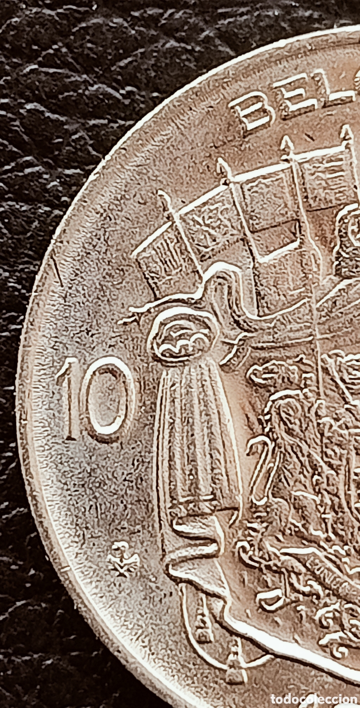 Monedas con errores: Moneda Rara 10F B&eacute;lgica 1969 error - Foto 8