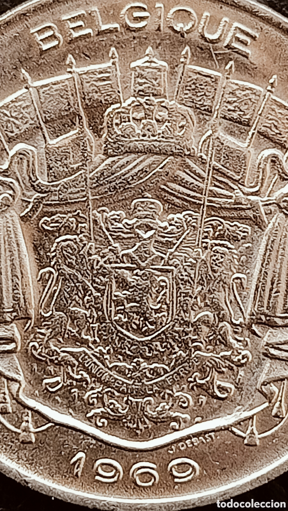 Monedas con errores: Moneda Rara 10F B&eacute;lgica 1969 error - Foto 9