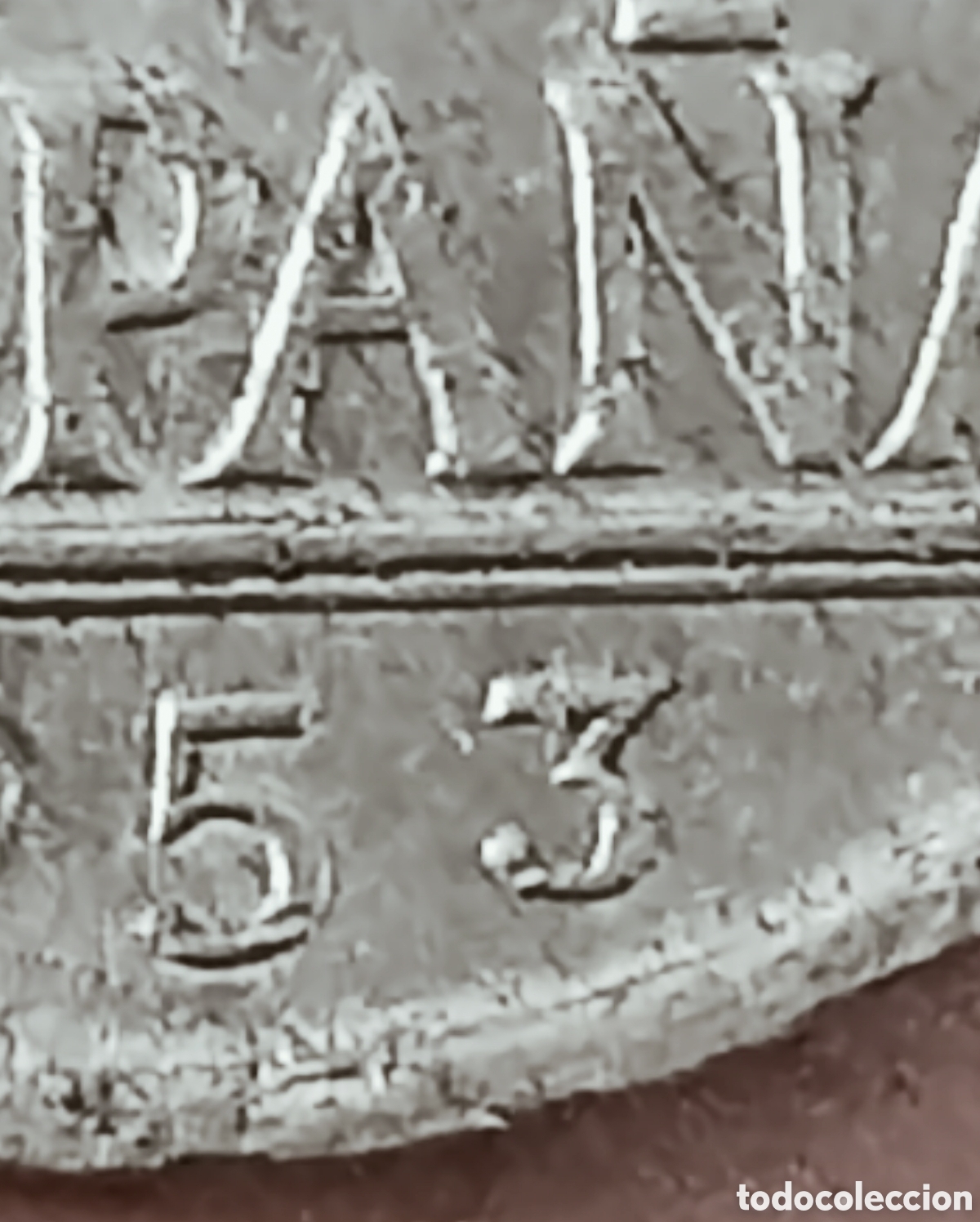Monedas con errores: Moneda de 5 ct 1953(SC) ERROR - Foto 27