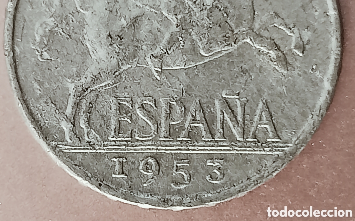 Monedas con errores: Moneda de 5 ct 1953(SC) ERROR - Foto 30