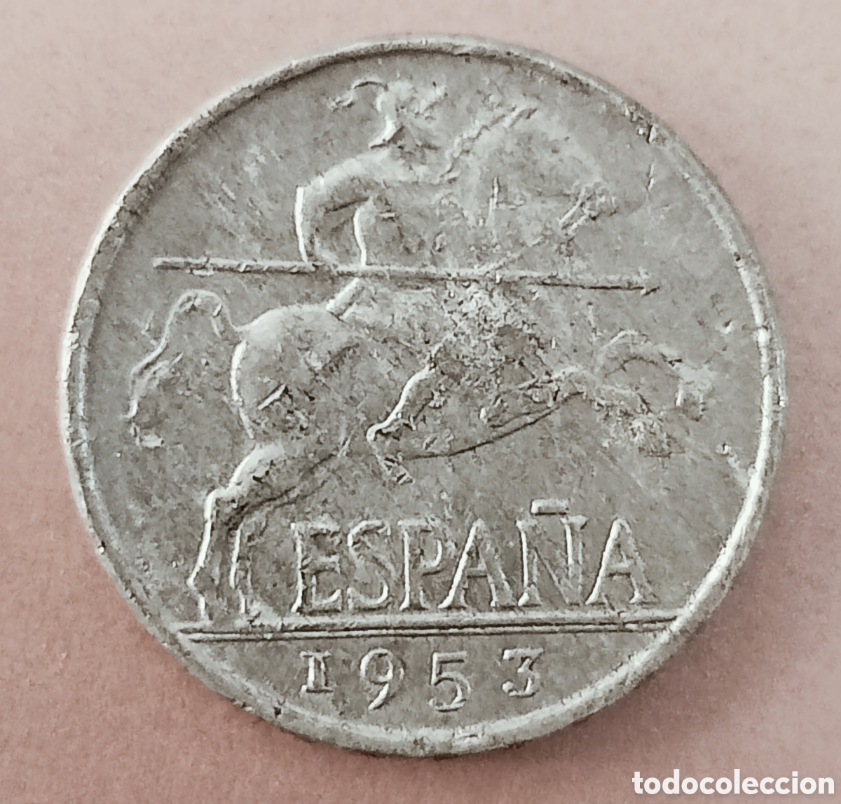 Monedas con errores: Moneda de 5 ct 1953(SC) ERROR - Foto 1