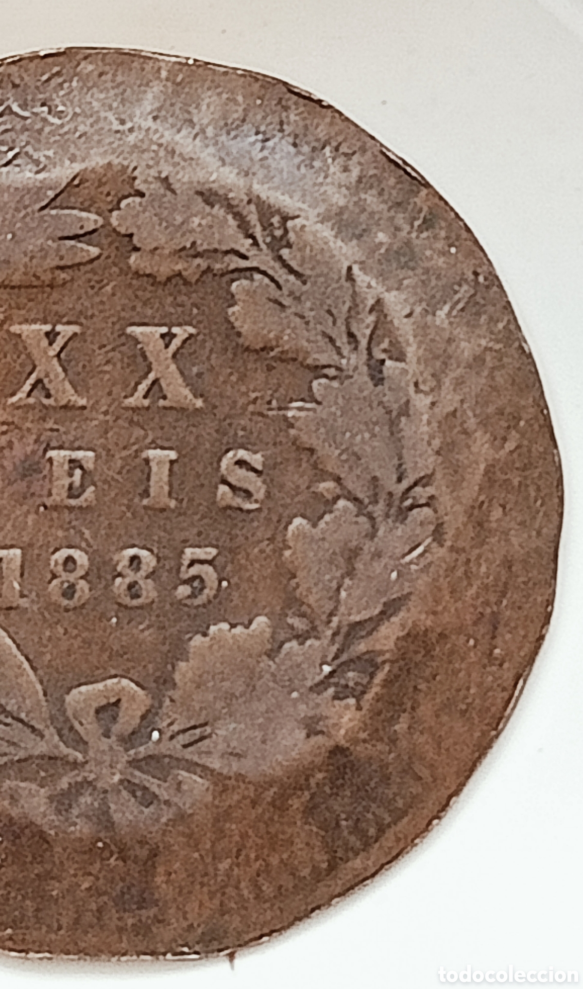 Monedas con errores: Moneda 20 Reis 1885 (errores) - Foto 8