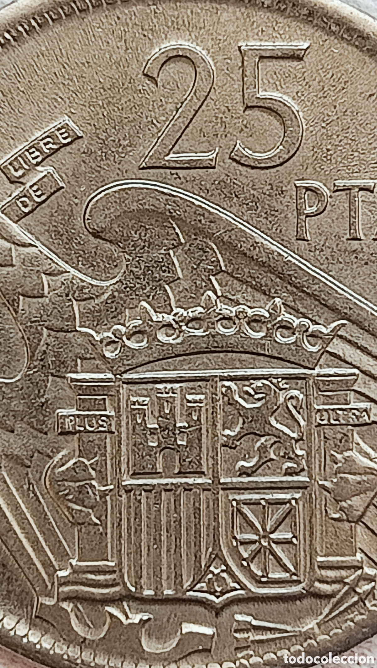 Monedas con errores: Moneda 25 pesetas 1957(doble acu&ntilde;aci&oacute;n) - Foto 23