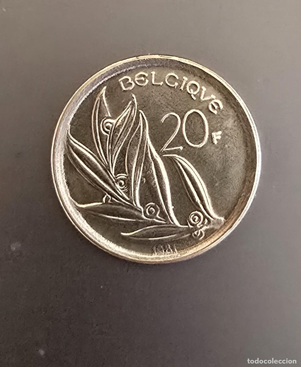 Monedas con errores: MONEDA DE BELGICA 1981 - 20 FRANCOS ERROR - Foto 2