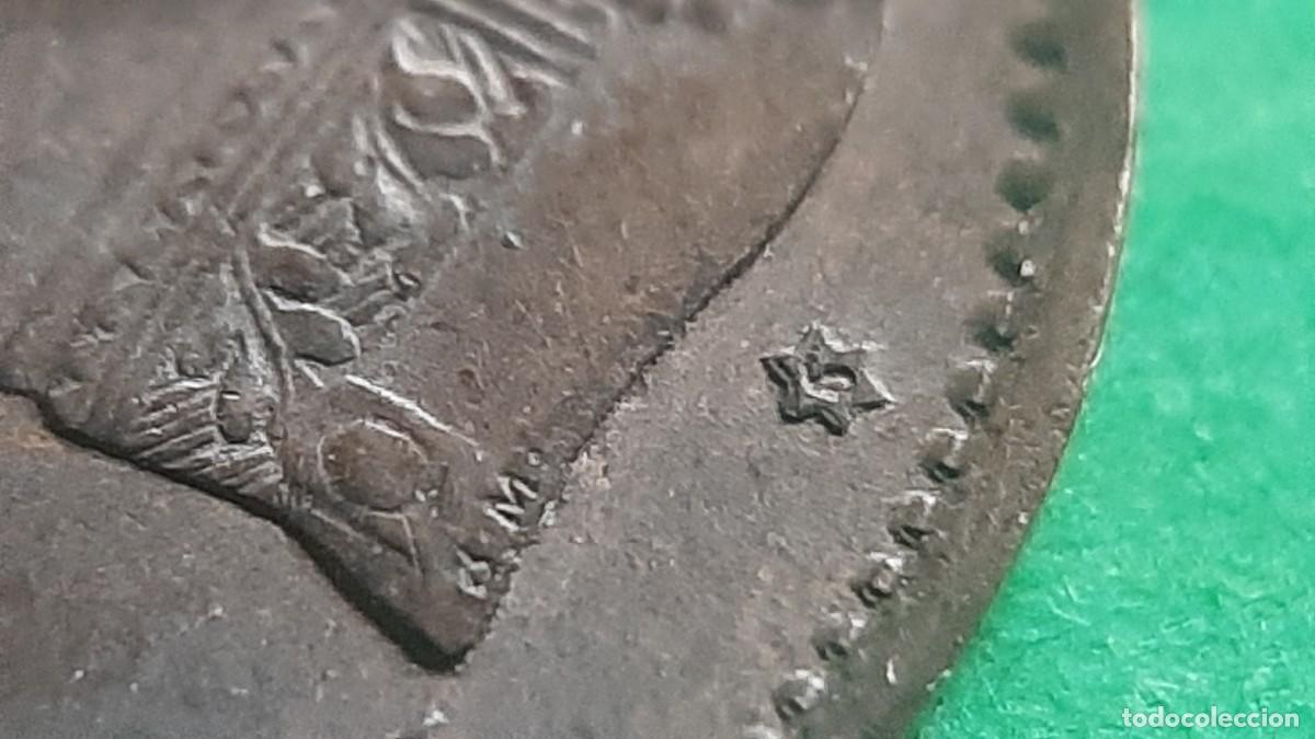 Monedas con errores: (ESPA&Ntilde;A-ERROR)(1906* SL V) 1 C&Eacute;NTIMO CON VARIOS ERRORES(REMARQUE EN ESTRELLA Y EN LA (S) DE DIOS)) - Foto 4