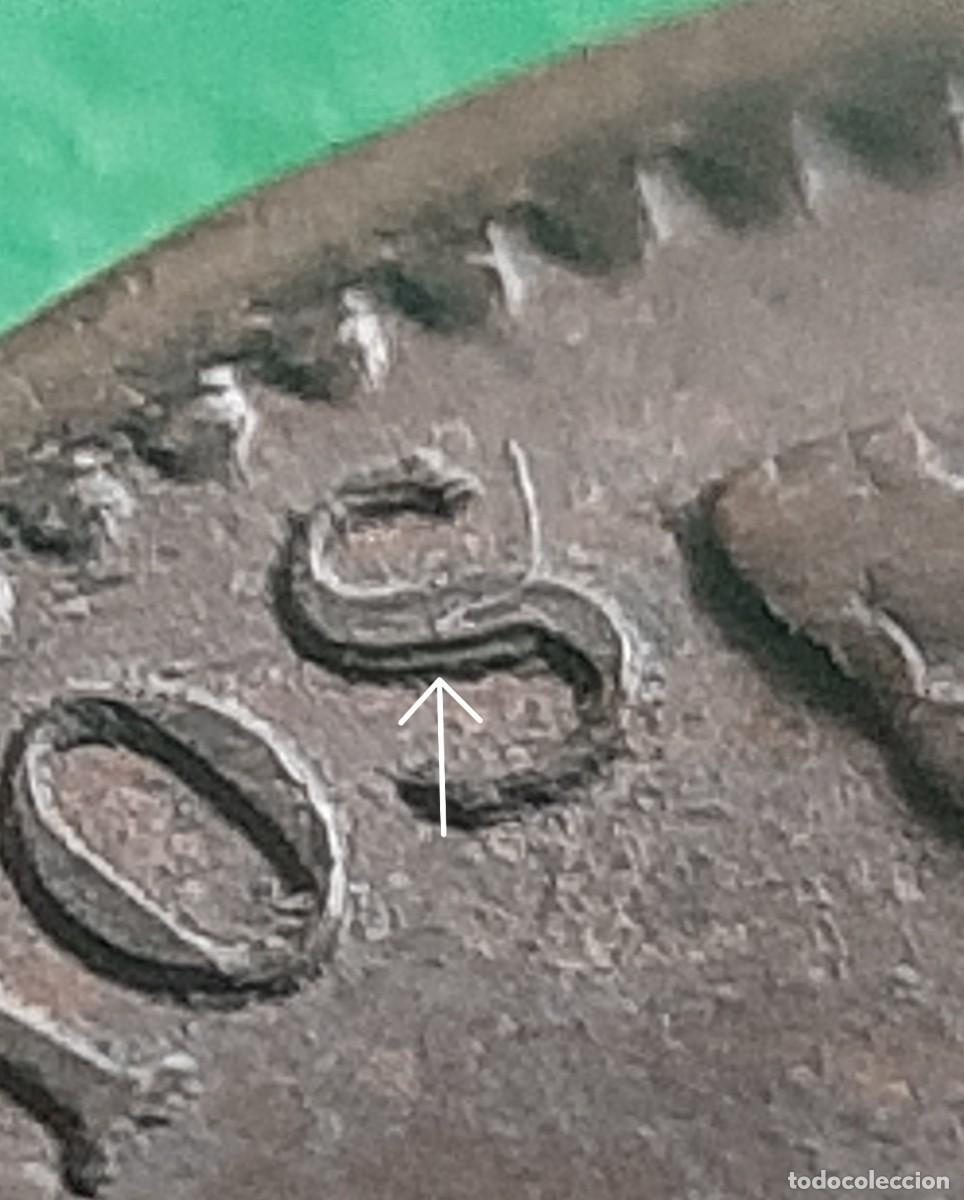 Monedas con errores: (ESPA&Ntilde;A-ERROR)(1906* SL V) 1 C&Eacute;NTIMO CON VARIOS ERRORES(REMARQUE EN ESTRELLA Y EN LA (S) DE DIOS)) - Foto 7