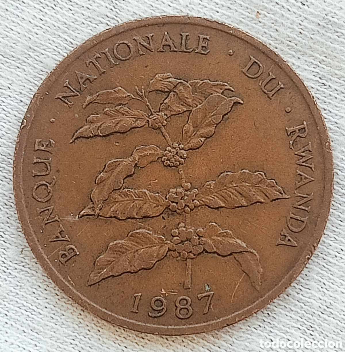 Monedas con errores: Moneda 5 Francos,1987.Variante de Dise&ntilde;o Incuso - Foto 2