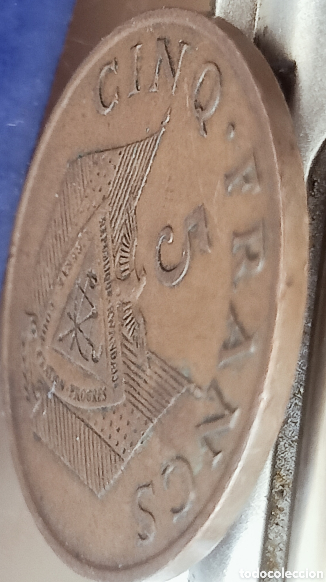 Monedas con errores: Moneda 5 Francos,1987.Variante de Dise&ntilde;o Incuso - Foto 22