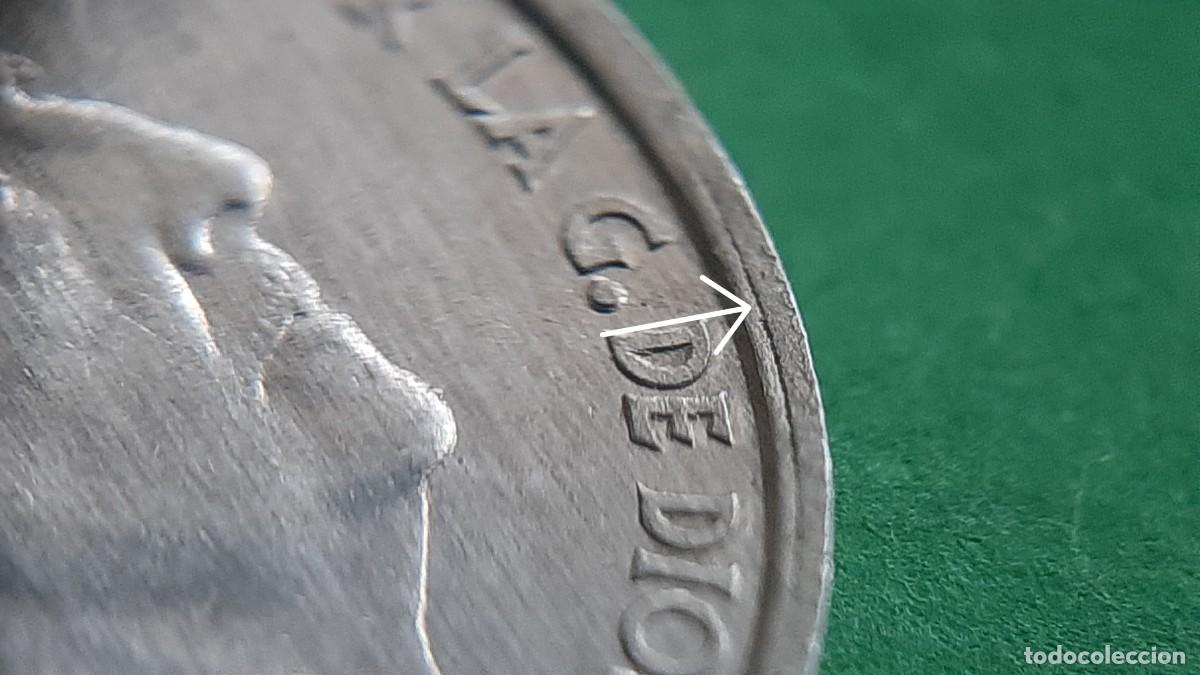 Monedas con errores: (ESPA&Ntilde;A-ERROR)(1966*73) 50 C&Eacute;NTIMOS ESTADO ESPA&Ntilde;OL CON DOBLE LISTEL - Foto 3