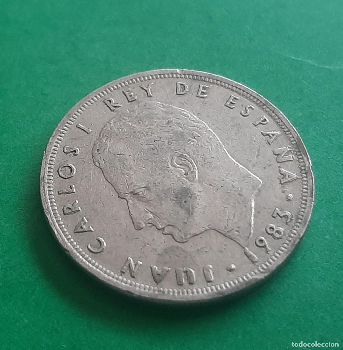 Monedas con errores: (ESPA&Ntilde;A-ERROR)(1983) 5 PESETAS JUAN CARLOS I REMARCADA - Foto 6