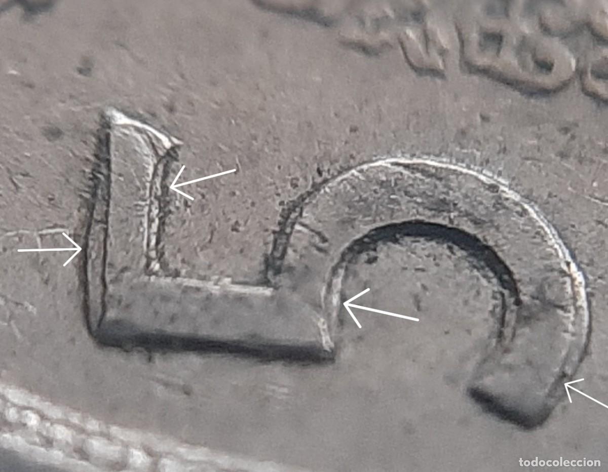 Monedas con errores: (ESPA&Ntilde;A-ERROR)(1983) 5 PESETAS JUAN CARLOS I REMARCADA - Foto 10