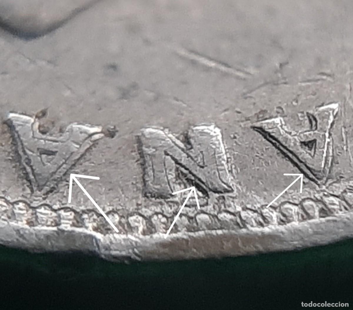 Monedas con errores: (ESPA&Ntilde;A-ERROR)(1983) 5 PESETAS JUAN CARLOS I REMARCADA - Foto 23