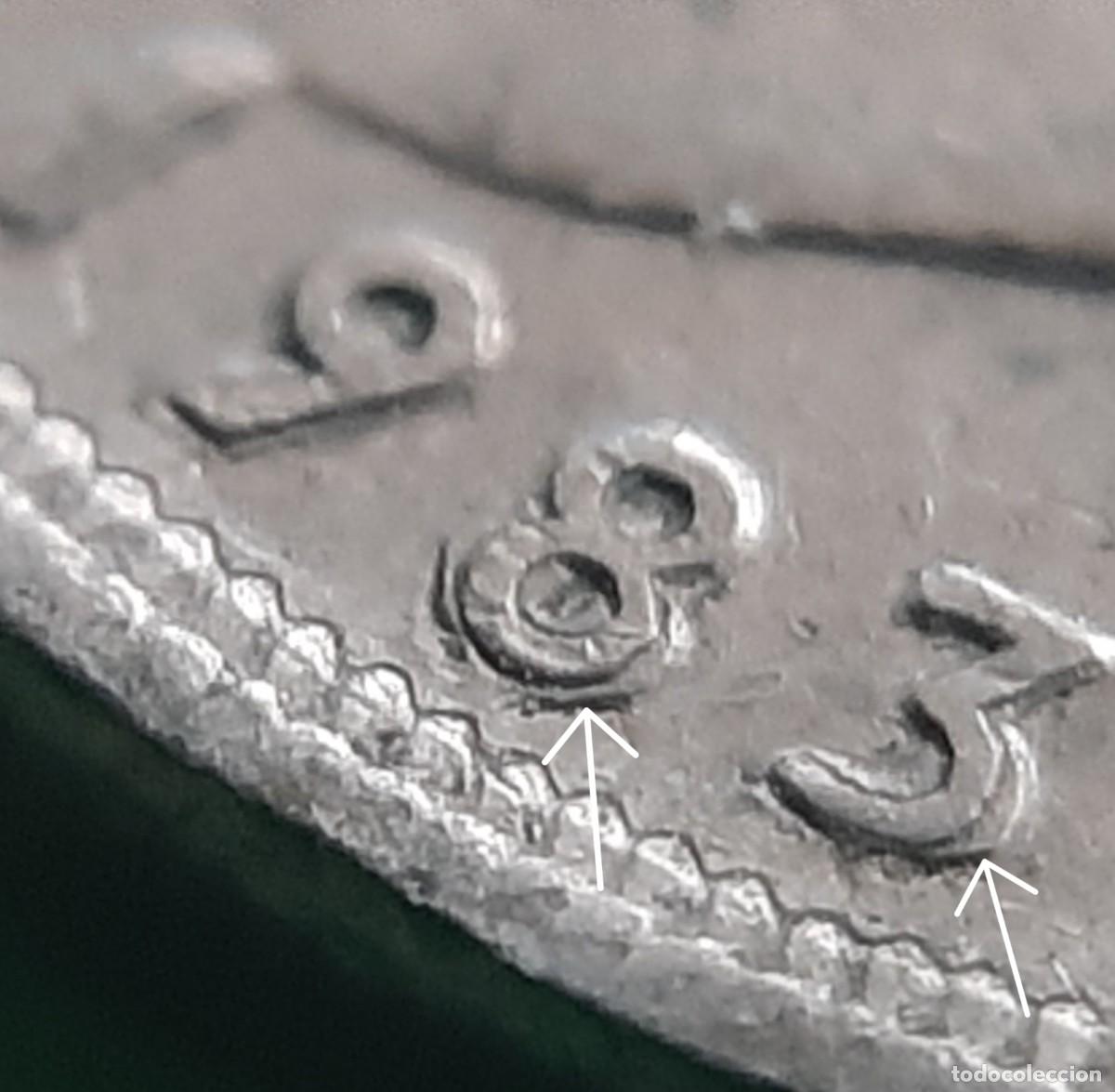 Monedas con errores: (ESPA&Ntilde;A-ERROR)(1983) 5 PESETAS JUAN CARLOS I REMARCADA - Foto 25