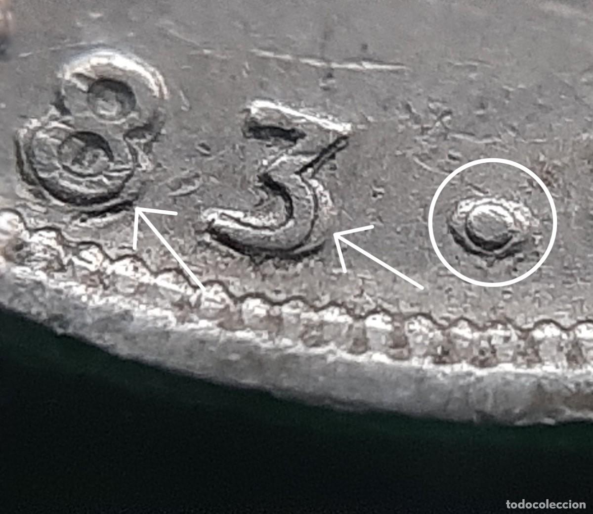 Monedas con errores: (ESPA&Ntilde;A-ERROR)(1983) 5 PESETAS JUAN CARLOS I REMARCADA - Foto 27