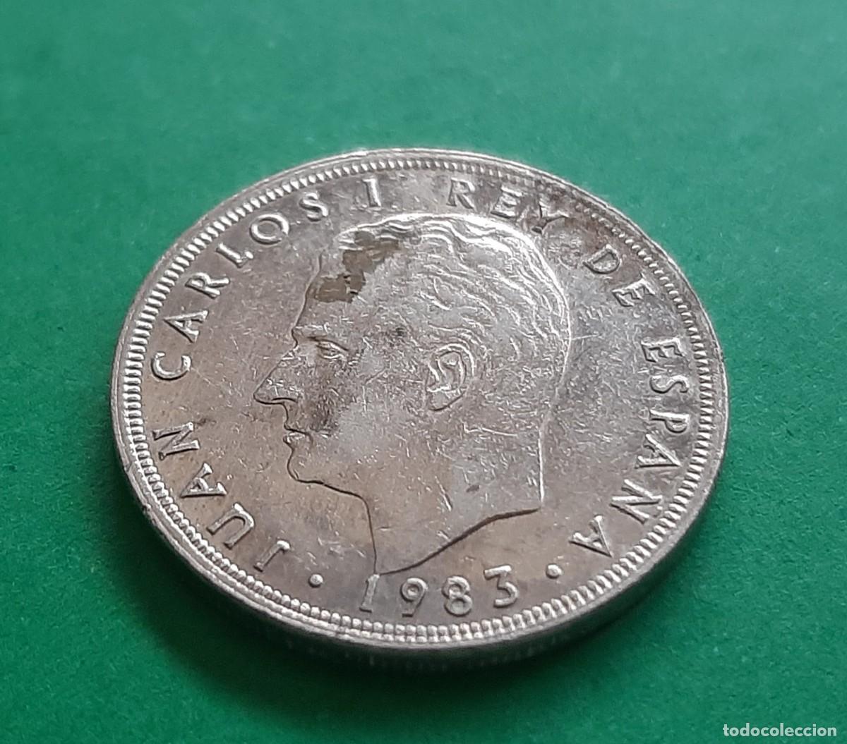 Monedas con errores: (ESPA&Ntilde;A-ERROR)(1983) 5 PESETAS JUAN CARLOS I REMARCADA - Foto 9