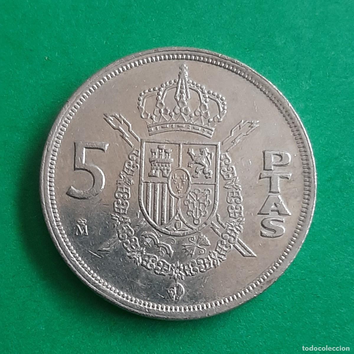 Monedas con errores: (ESPA&Ntilde;A-ERROR)(1983) 5 PESETAS JUAN CARLOS I REMARCADA - Foto 10