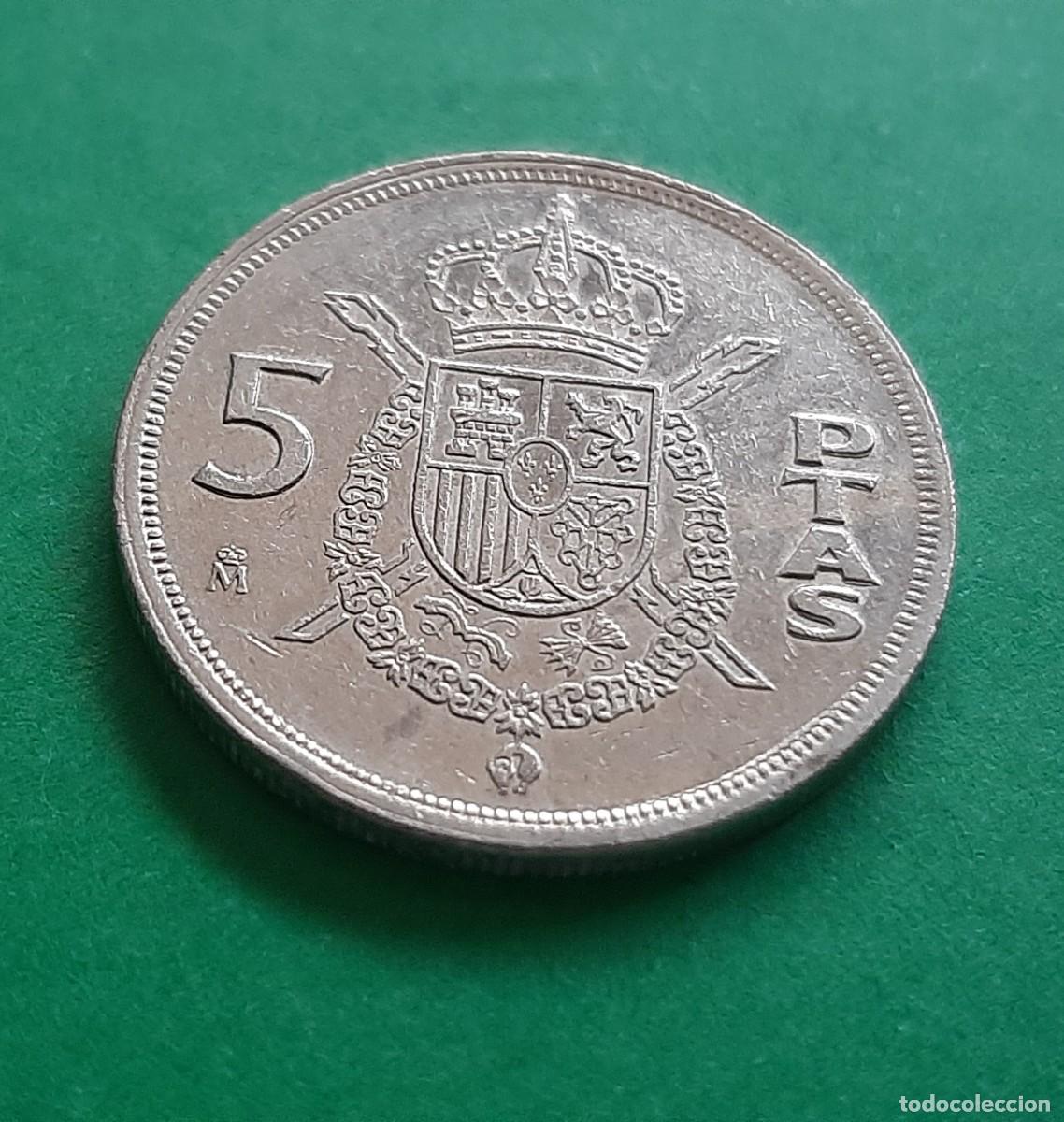 Monedas con errores: (ESPA&Ntilde;A-ERROR)(1983) 5 PESETAS JUAN CARLOS I REMARCADA - Foto 11