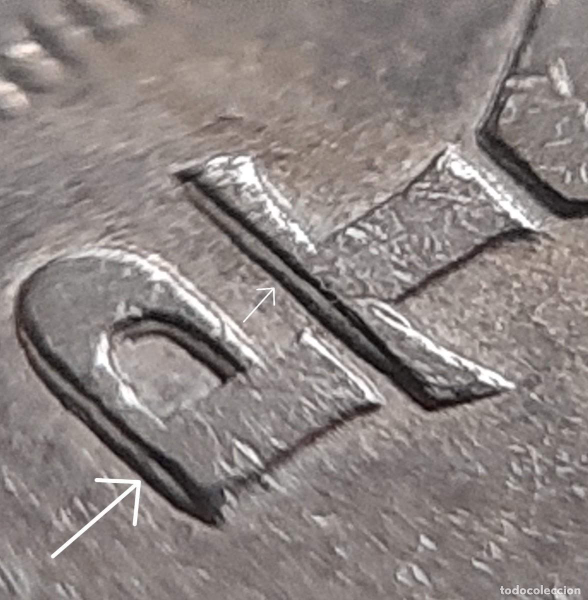 Monedas con errores: (ESPA&Ntilde;A-ERROR)(1983) 5 PESETAS JUAN CARLOS I REMARCADA - Foto 14