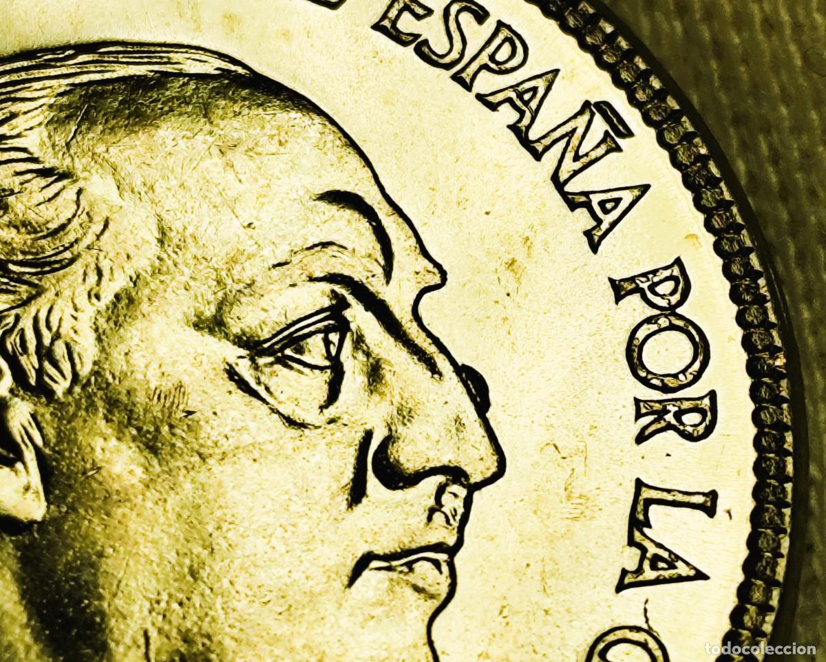 Monete con errori: Espa&ntilde;a. 25 Pesetas 1957*(75) Francisco Franco, Variante, (Verruga en Nariz) Sin Circular. Lote 1589