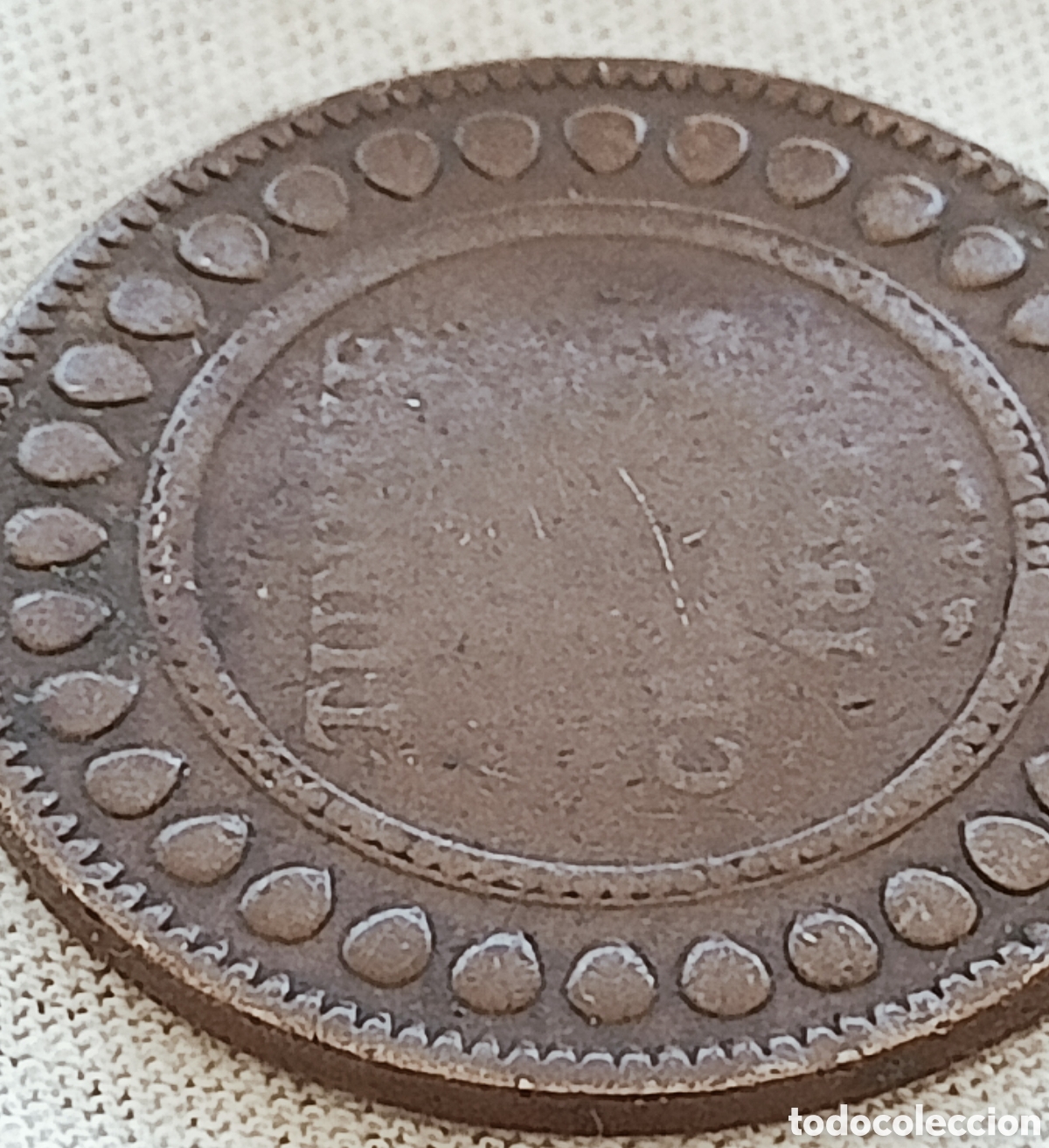Monedas con errores: 10 c&eacute;ntimos T&uacute;nez 1891-A error - Foto 8