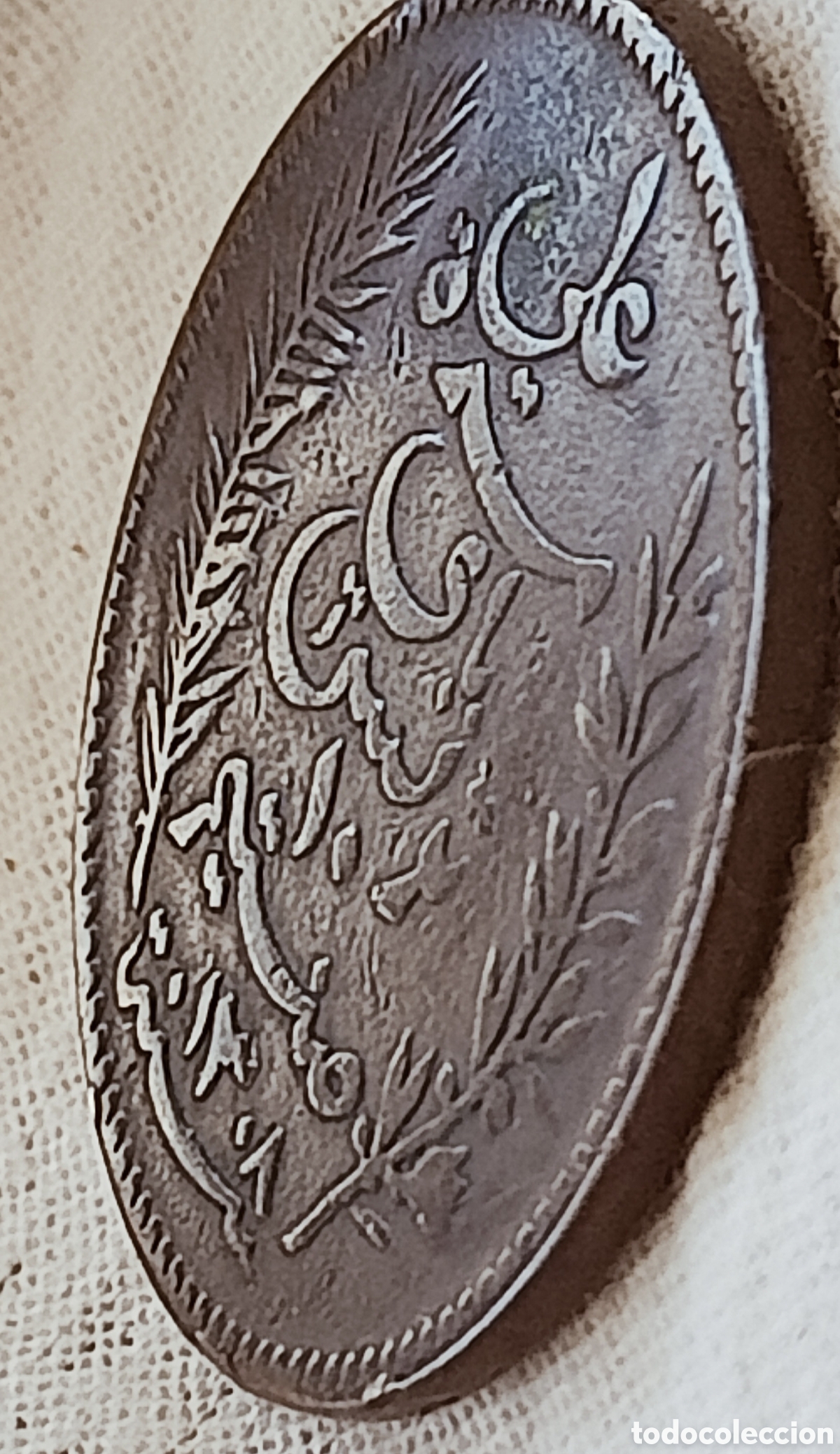 Monedas con errores: 10 c&eacute;ntimos T&uacute;nez 1891-A error - Foto 21