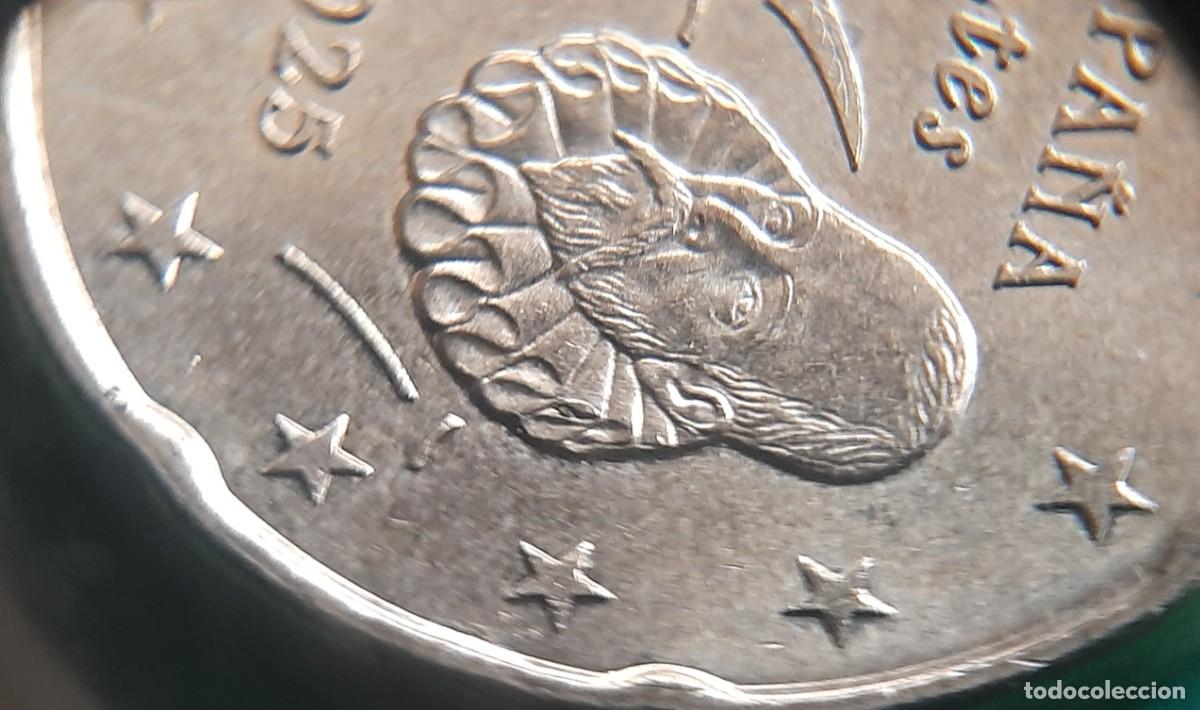 Monedas con errores: (ESPA&Ntilde;A-ERROR)(2025) 20 C&Eacute;NTIMOS CON EXCESOS DE METAL - Foto 12