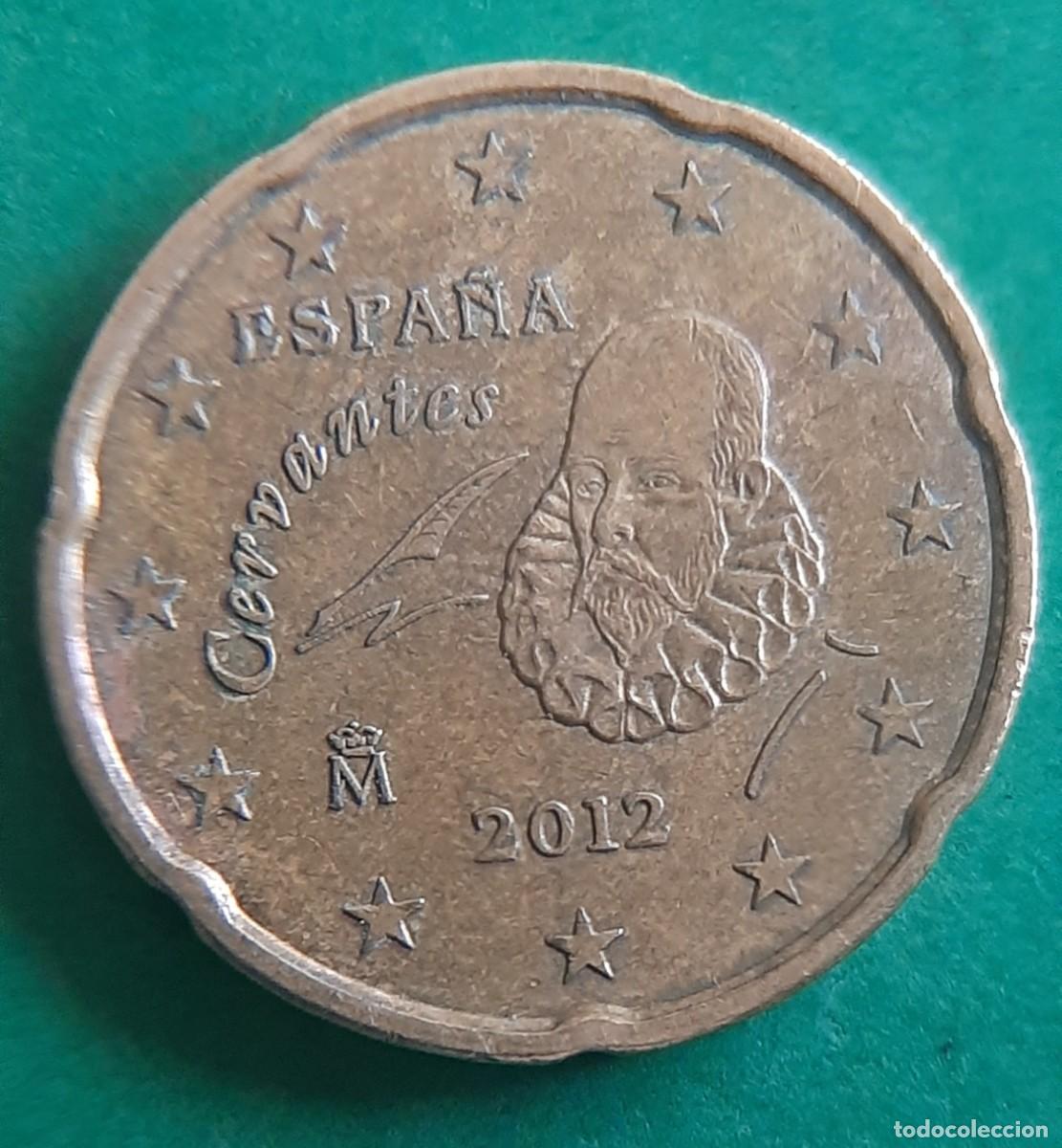 Monedas con errores: (ESPA&Ntilde;A-ERROR)(2012) 20 C&Eacute;NTIMOS CON EXCESO DE METAL - Foto 1