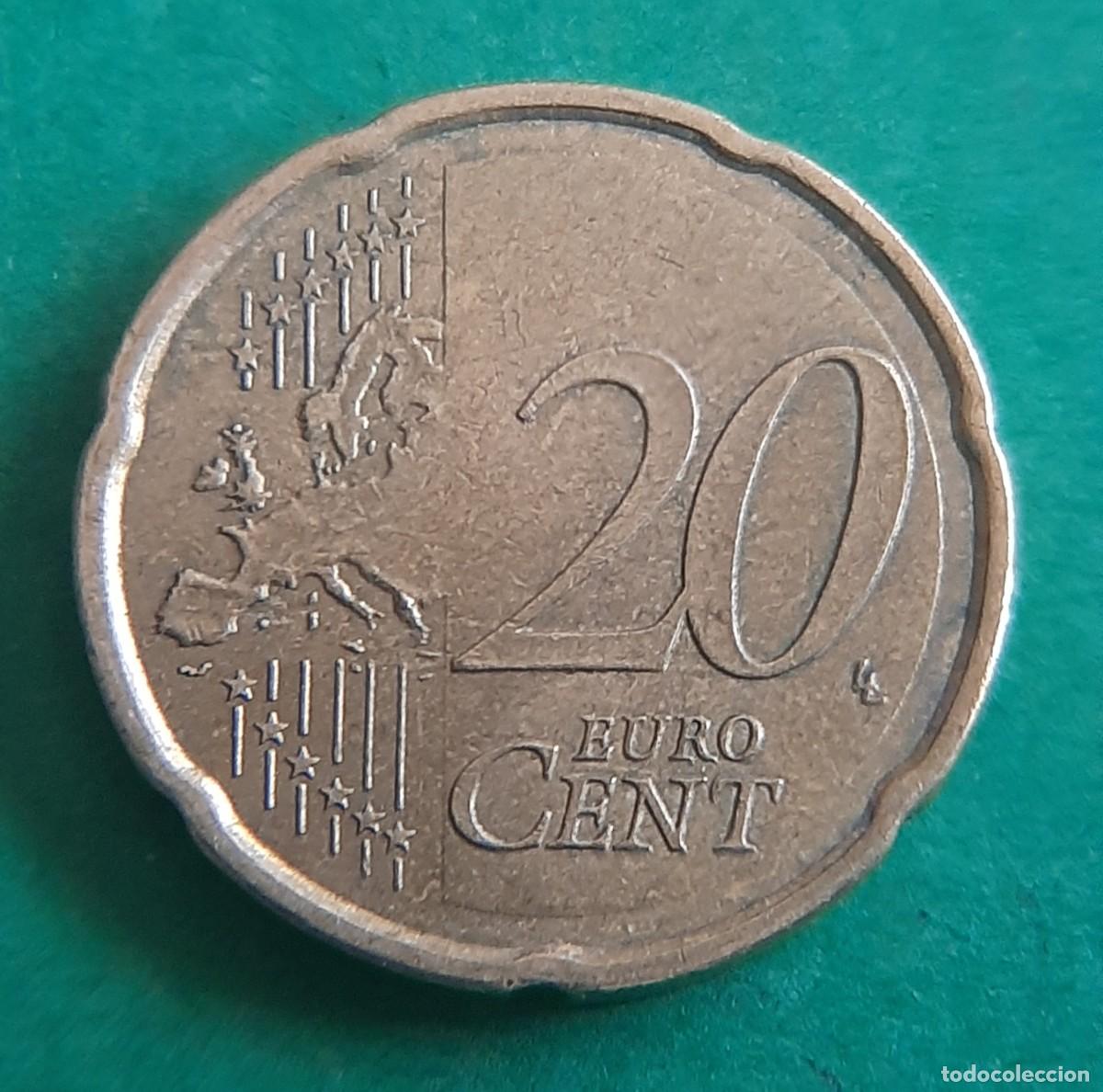 Monedas con errores: (ESPA&Ntilde;A-ERROR)(2012) 20 C&Eacute;NTIMOS CON EXCESO DE METAL - Foto 9