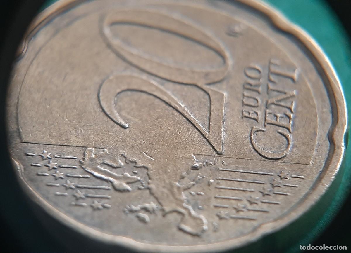 Monedas con errores: (ESPA&Ntilde;A-ERROR)(2012) 20 C&Eacute;NTIMOS CON EXCESO DE METAL - Foto 16