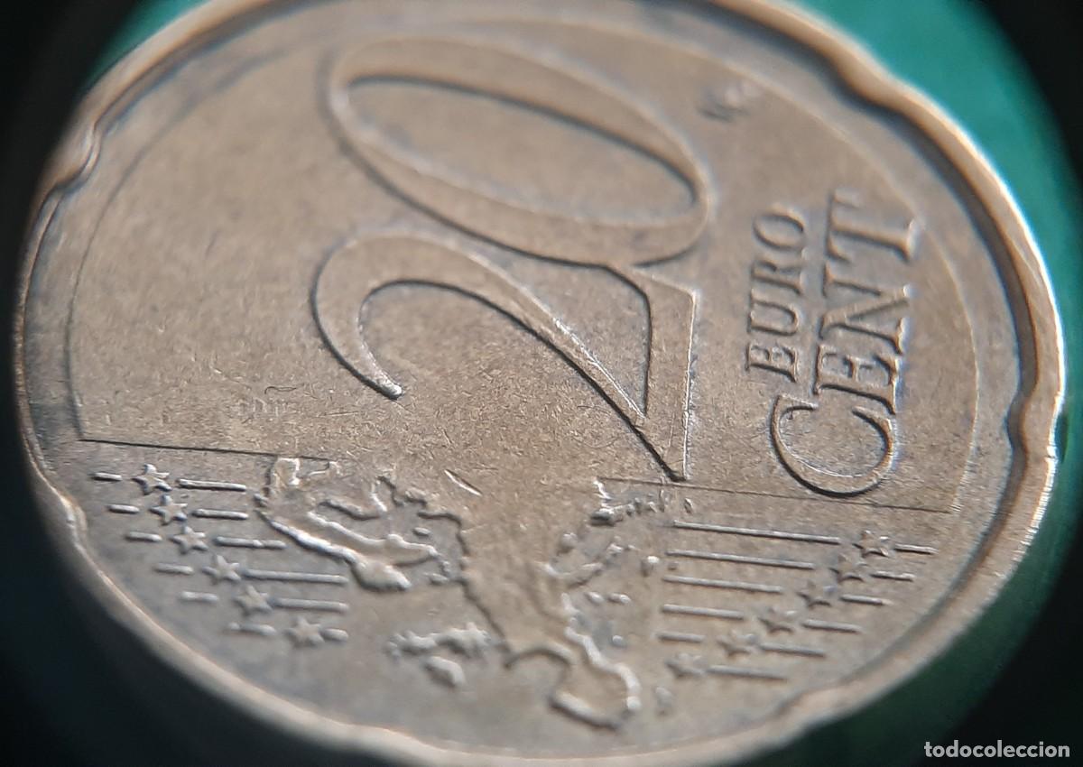 Monedas con errores: (ESPA&Ntilde;A-ERROR)(2012) 20 C&Eacute;NTIMOS CON EXCESO DE METAL - Foto 17
