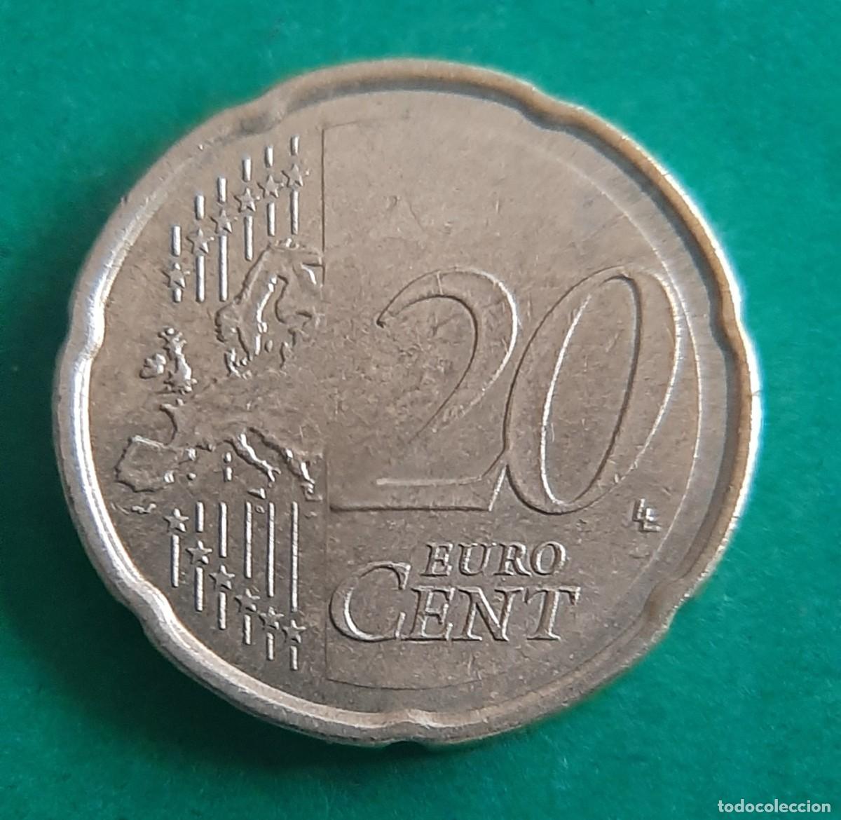 Monedas con errores: (ESPA&Ntilde;A-ERROR)(2019) 20 C&Eacute;NTIMOS CON EXCESO DE METAL - Foto 9