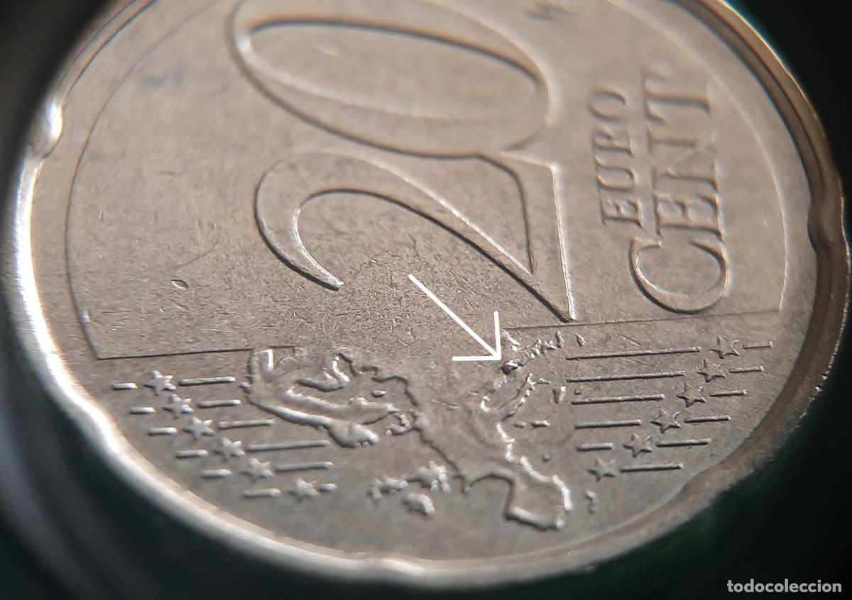 Monedas con errores: (ESPA&Ntilde;A-ERROR)(2019) 20 C&Eacute;NTIMOS CON EXCESO DE METAL - Foto 17