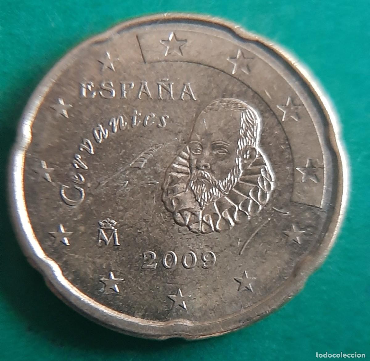 Monedas con errores: (ESPA&Ntilde;A-ERROR)(2009) 20 C&Eacute;NTIMOS CON EXCESO DE METAL - Foto 1