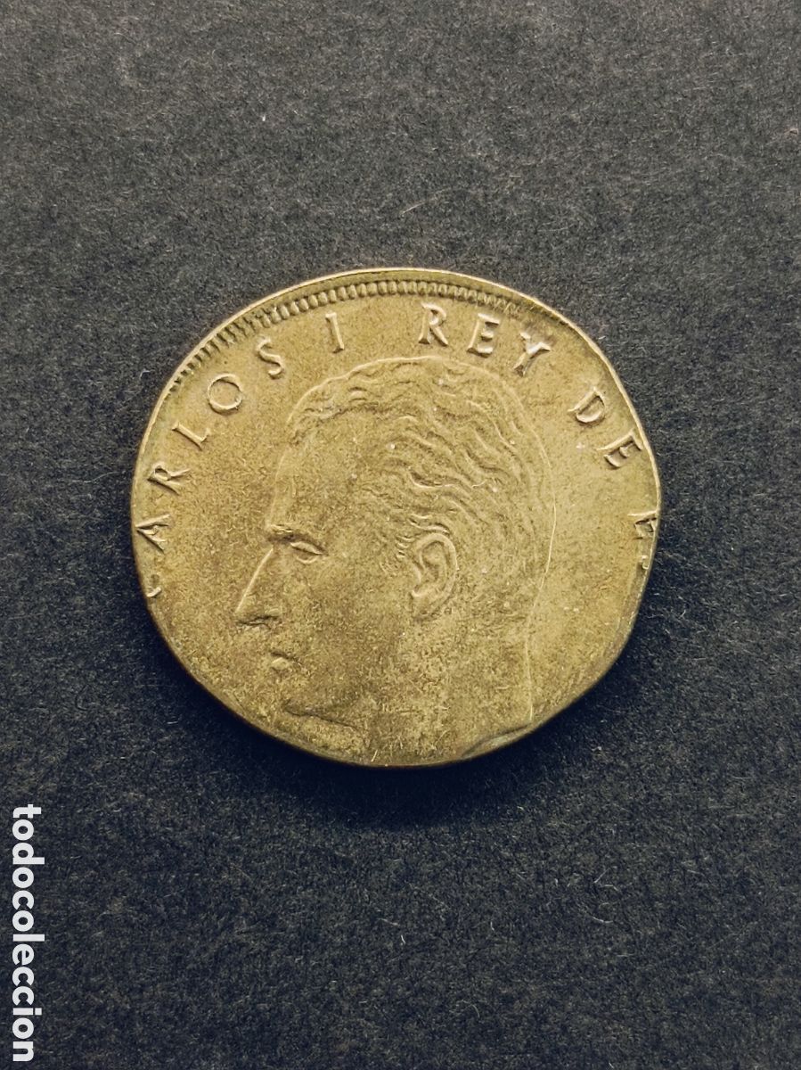 Monedas con errores: &iexcl;&iexcl;&iexcl;ERROR!!! 25 PESETA 1980 *80 ACU&Ntilde;ADA COSPEL DE 1 PESETA DE COBRE. MUY RARA