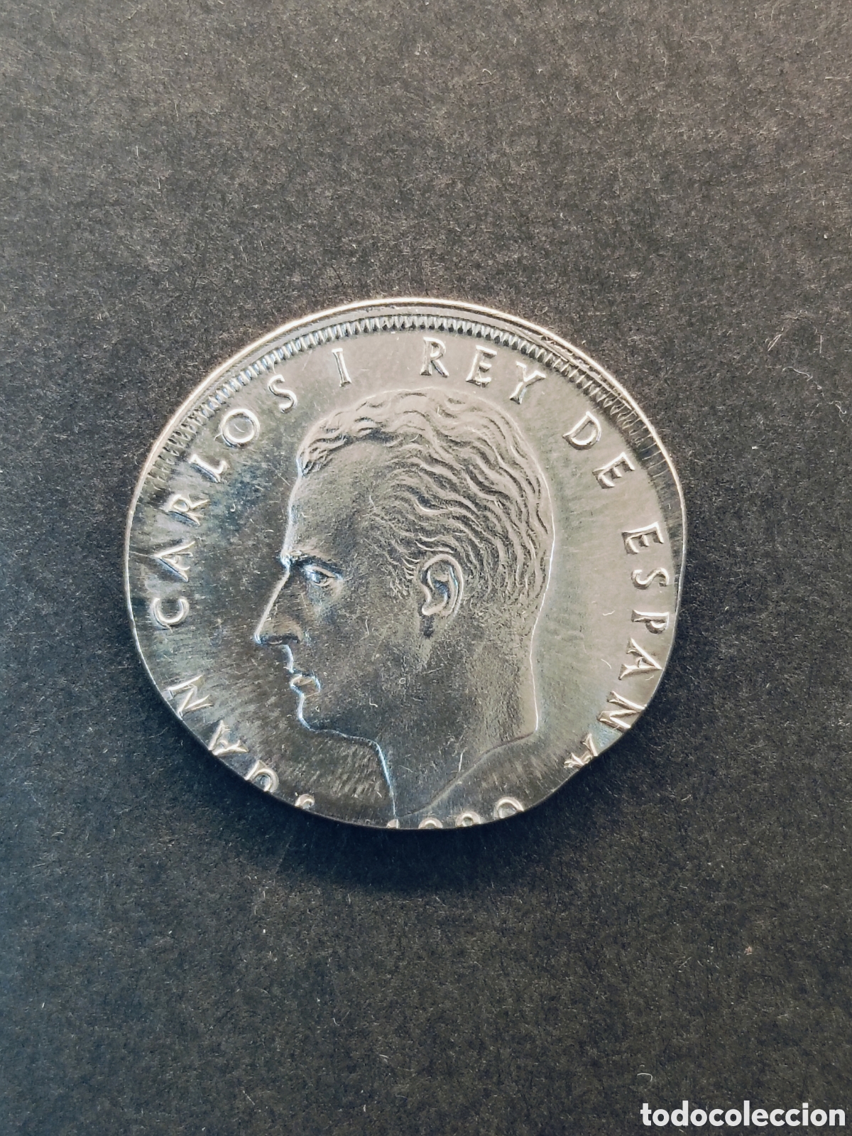Monedas con errores: &iexcl;&iexcl;&iexcl;ERROR!!! 25 PESETA 1980 *81 ACU&Ntilde;ADA SOBRE COSPEL 5 PESETAS NIQUEL. MUY RARA