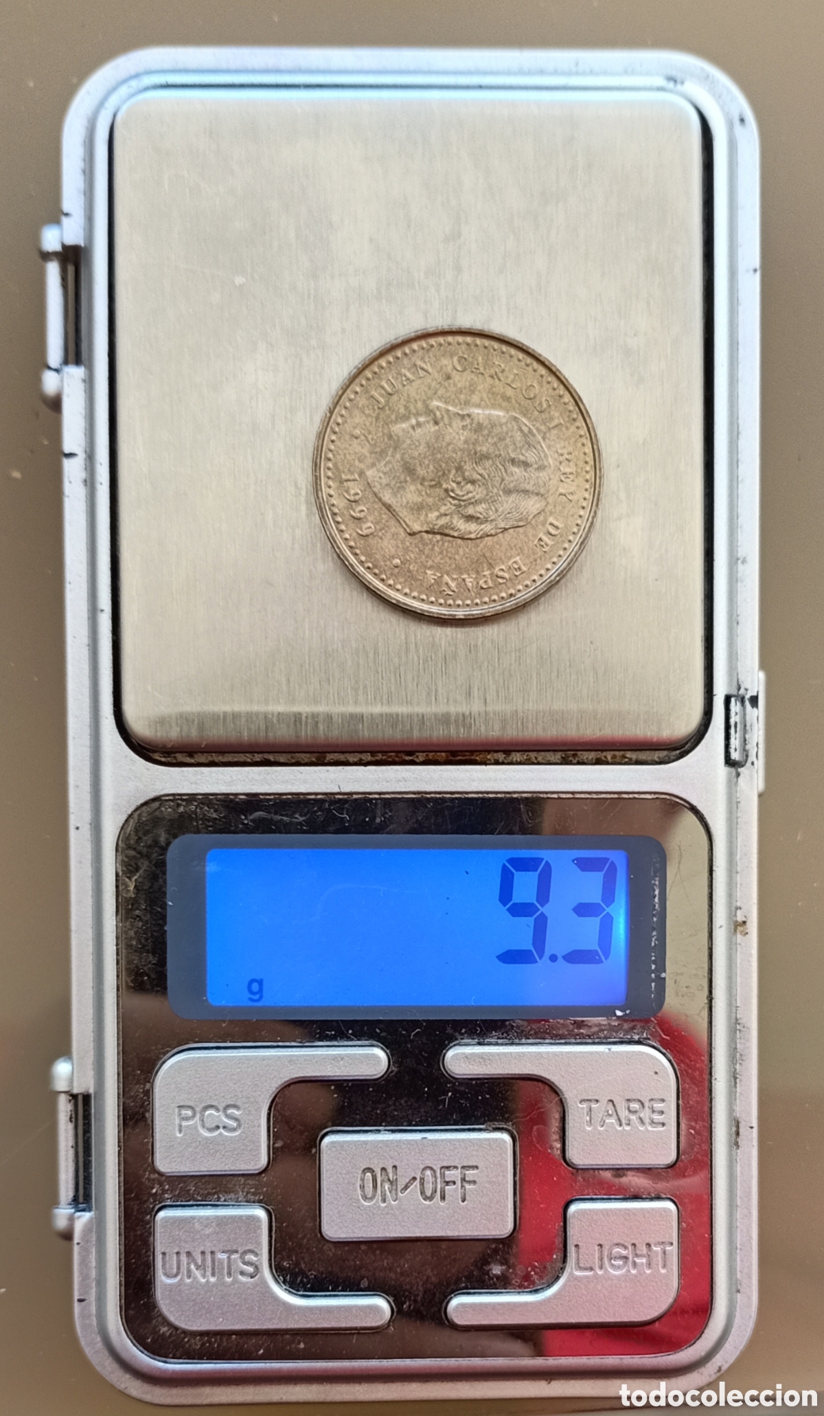 Monedas con errores: Moneda de 100 pesetas a&ntilde;o Inter.per, mayor(error Incuso) - Foto 8