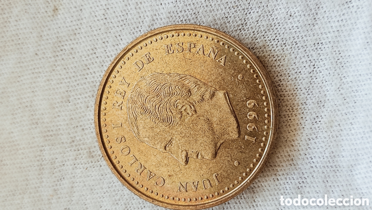Monedas con errores: Moneda de 100 pesetas a&ntilde;o Inter.per, mayor(error Incuso) - Foto 13