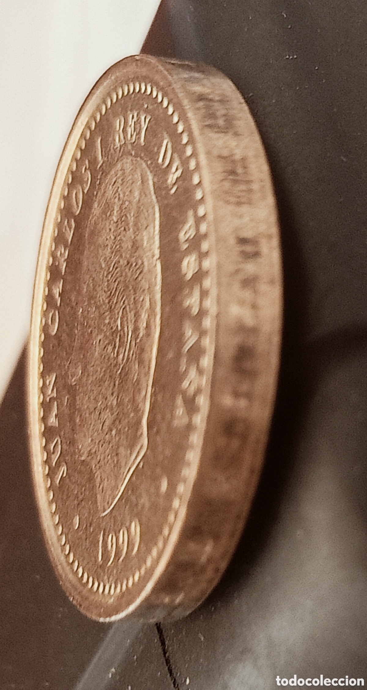 Monedas con errores: Moneda de 100 pesetas a&ntilde;o Inter.per, mayor(error Incuso) - Foto 15