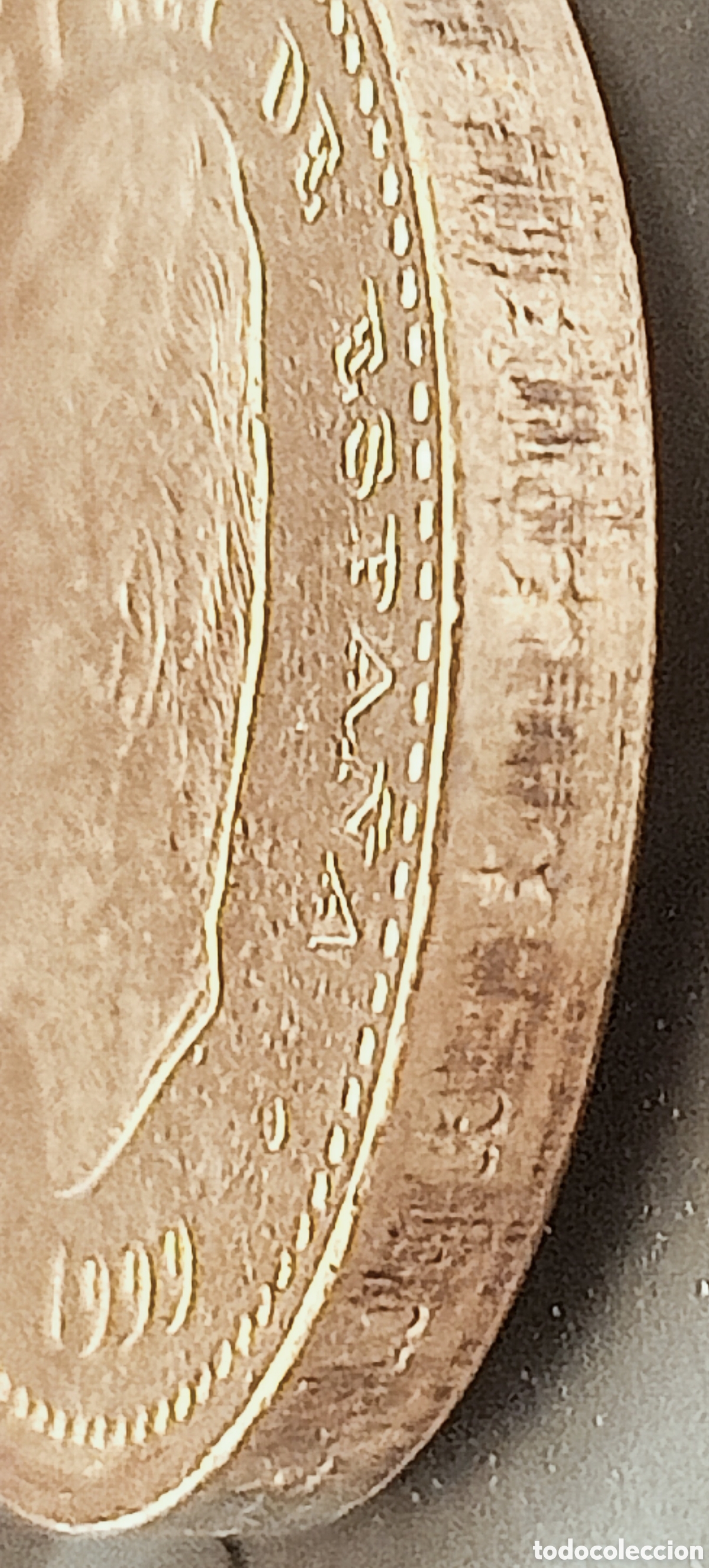 Monedas con errores: Moneda de 100 pesetas a&ntilde;o Inter.per, mayor(error Incuso) - Foto 20