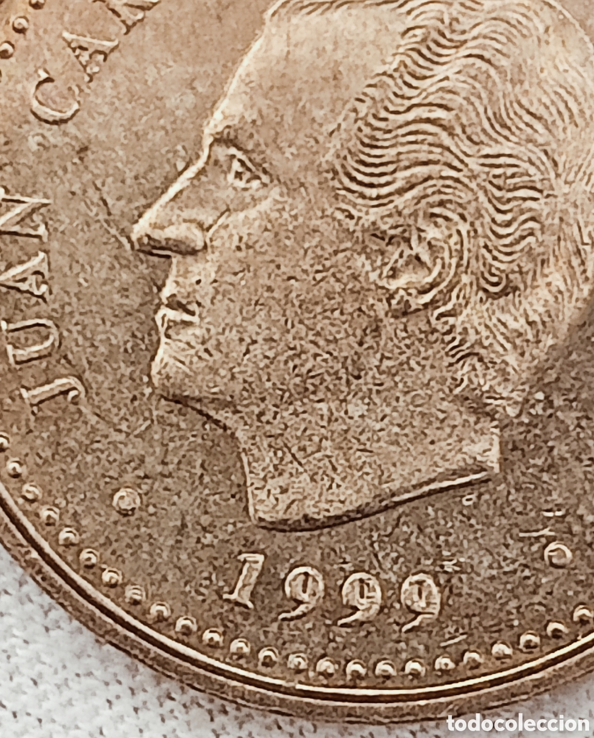 Monedas con errores: Moneda de 100 pesetas a&ntilde;o Inter.per, mayor(error Incuso) - Foto 22