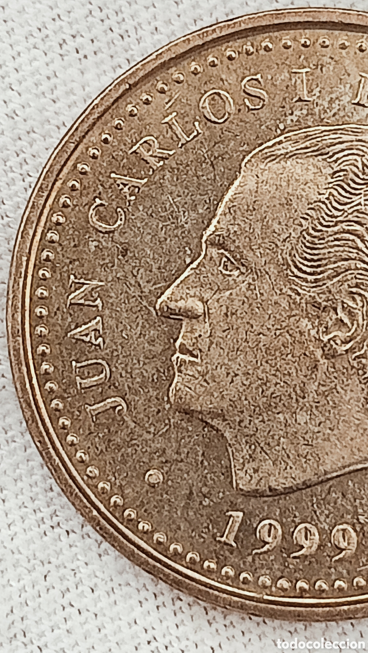 Monedas con errores: Moneda de 100 pesetas a&ntilde;o Inter.per, mayor(error Incuso) - Foto 23